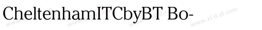 CheltenhamITCbyBT Bo字体转换
